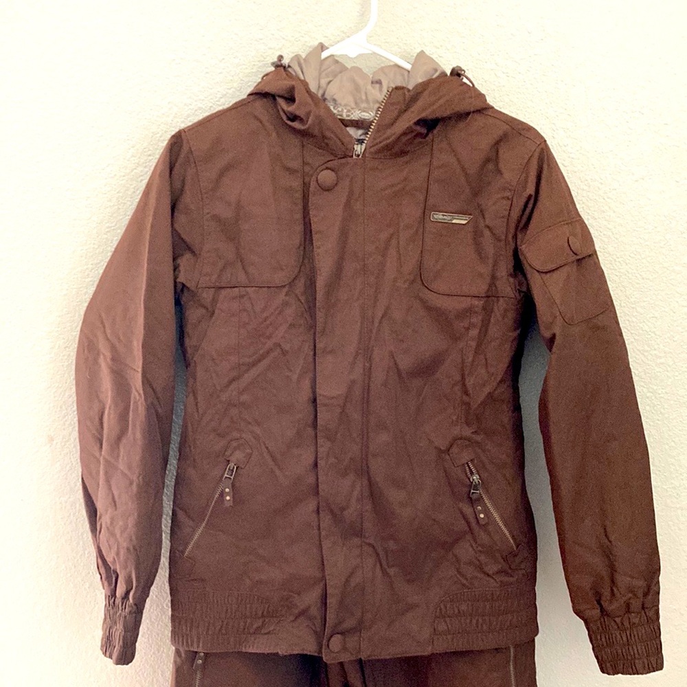 Sims, Sz. S, brown snowboard jacket